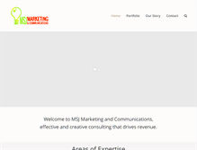 Tablet Screenshot of msjmarketing.com